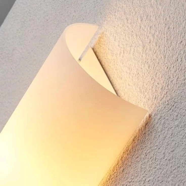 Lindby Wandleuchte Tuli, Glas Weiß IP20, 1 x 10 W – Bild 6