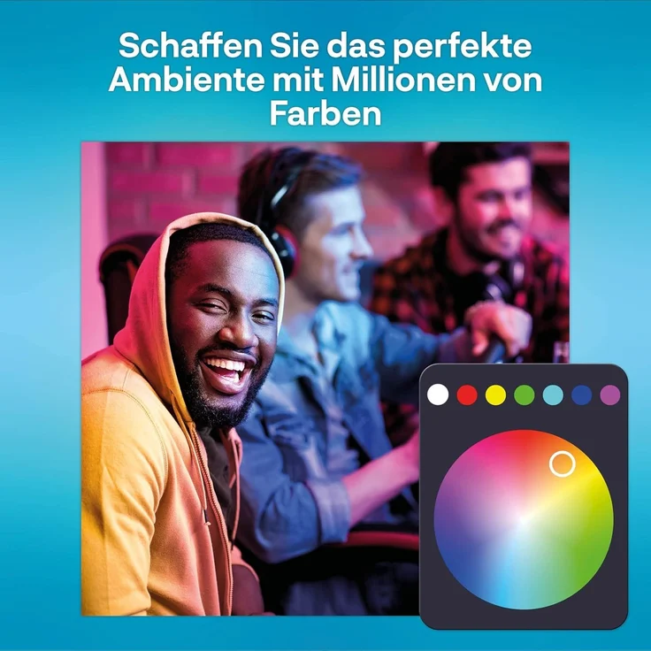 INNR WiFi Bulb White & Colour E27 LED-Lampe, 2er-Pack, ersetzt 60 Watt – Bild 2