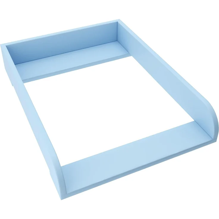REGALIK Wickelaufsatz für Koppang IKEA 72x50 cm - Abnehmbar Wickeltischaufsatz für Kommode in Blau - Abgeschlossen mit ABS Material 2mm mit Abgerundeten Frontplatten – Bild 1