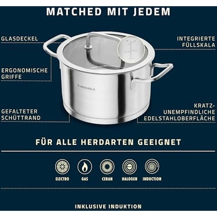 Kochtopf-Set Henckels by ZWILLING PULSE silber – Bild 6