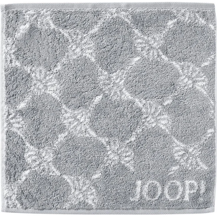 JOOP Frottier Handtücher Cornflower|Seiftuch 30x30 cm| silber
