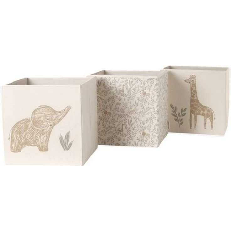 vertbaudet Aufbewahrungsbox 3er-Set Kinderzimmer Aufbewahrungsboxen BABYLON, 3er-Set – Bild 4