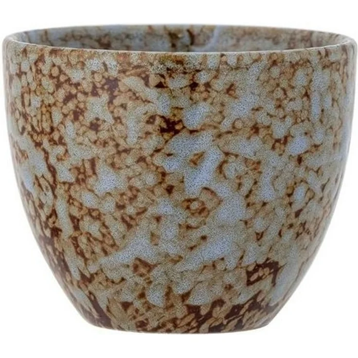 Bloomingville Becher Bloomingville Becher PAULA KLEIN Blau Braun Meliert – Bild 4