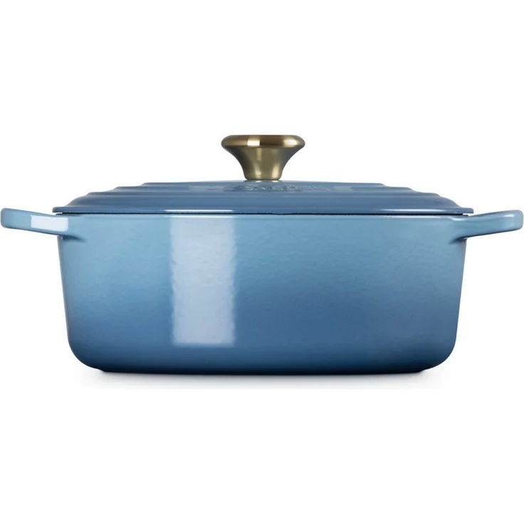 LE CREUSET Bräter Gusseisen-Bräter mit Deckel, Oval – Bild 2