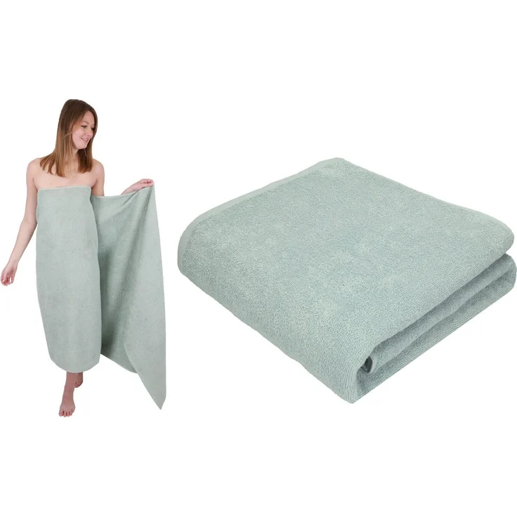 Betz Badetuch 2 Stück Saunatücher groß XXL Berlin 100x200 cm, 100% Baumwolle (Set, 2-St), Badetuch Saunatuch Badetücher Saunatücher