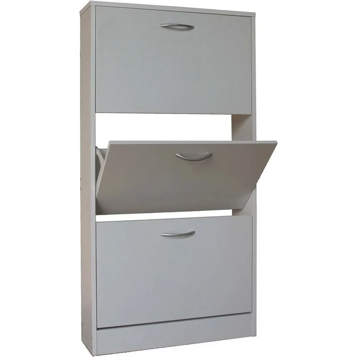 HTI-Line Schuhschrank Schuhschrank Thekla (Stück, 1x Schuhschrank Thekla, ohne Dekoration) Schuhkipper 3 Fächer – Bild 1