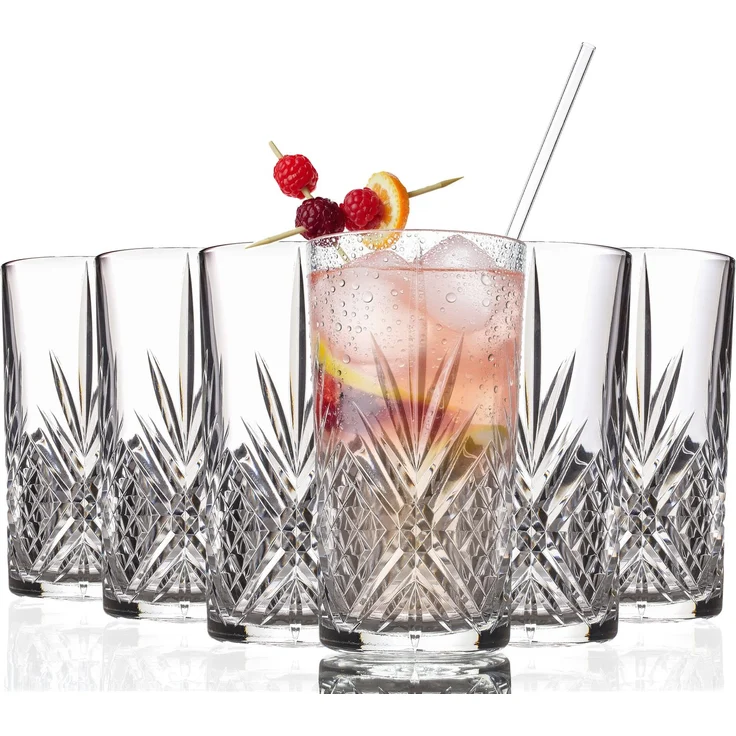 Eugene Transparent, Longdrinkbecher 6-tlg (mo) – Bild 1