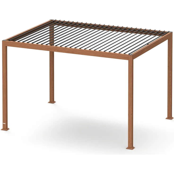 Blumfeldt Pergola 3x4 m - Verstellbares Lamellendach, UV-Schutz, Aluminium-Rahmen, Rostfrei, Wetterfest, Ideal Für Terrasse & Garten, Ganzjährig Nutzbar – Bild 2