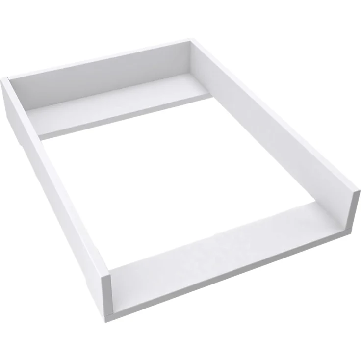 regalik Wickelaufsatz für Koppang IKEA 72x50 cm - Abnehmbar Wickeltischaufsatz für Kommode in Weiß - Abgeschlossen mit ABS Material 1mm – Bild 1