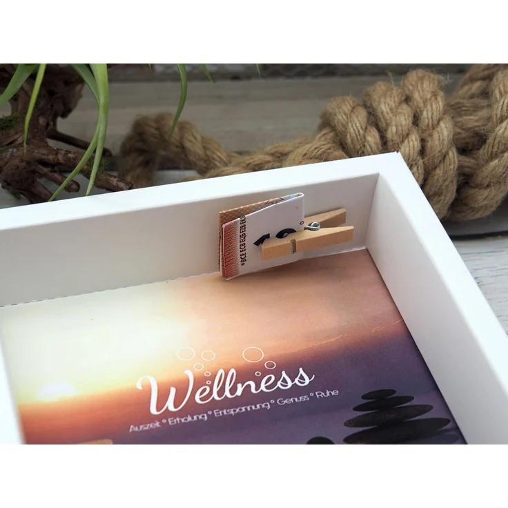 ZauberDeko Geschenkbox Geldgeschenk Verpackung Gutschein Wellness Sauna Erholung – Bild 3