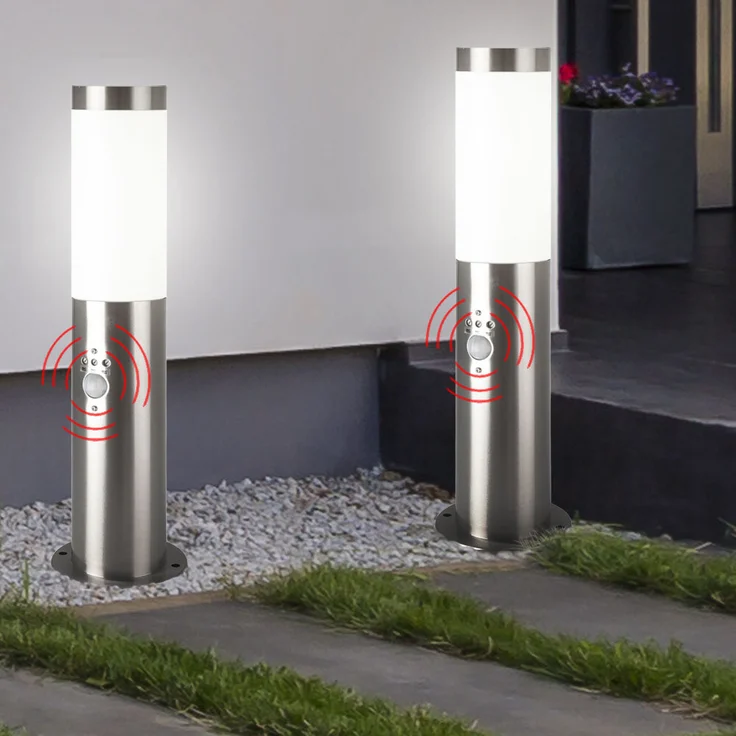 4er Set Stehleuchten für den Außenbereich mit Sensor – Bild 10