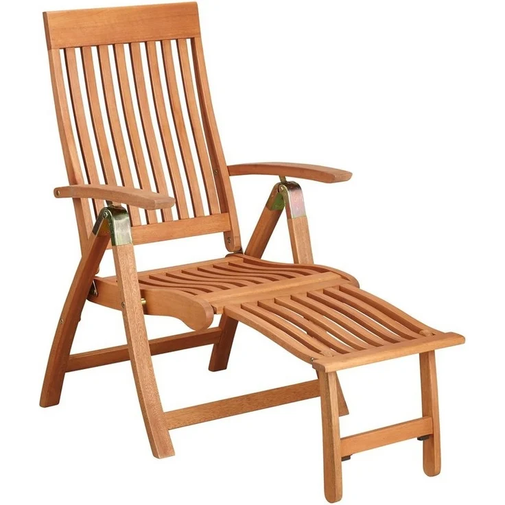 MERXX Gartensessel Comodoro, TOPSELLER! (1-St, OTTOs Choice), Eukalyptusholz, verstellbar, klappbar, braun – Bild 2