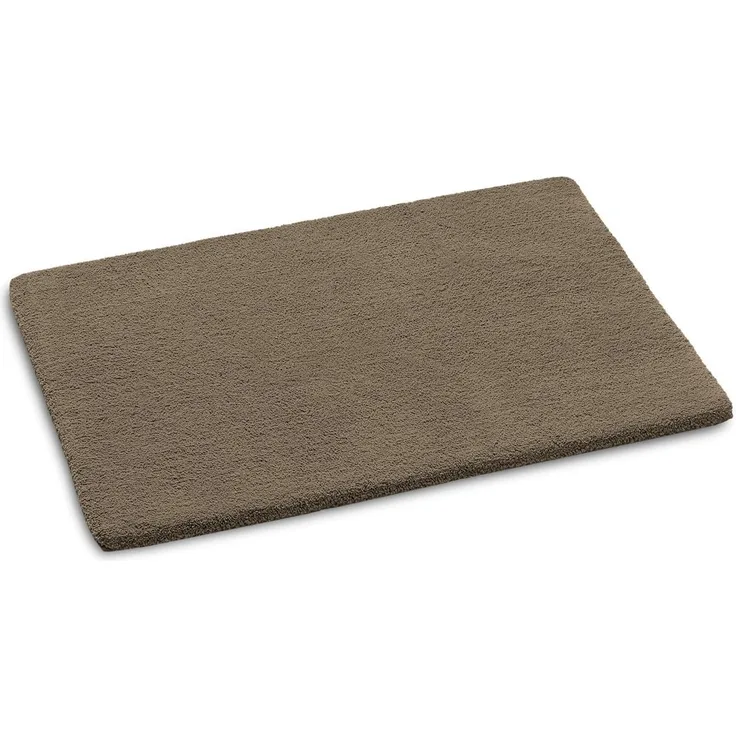 Rhomtuft Badteppich Square|80x160 cm| taupe