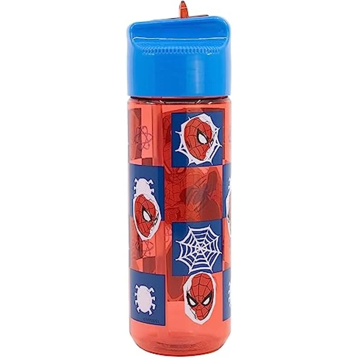 Spider Man Trinkflasche 540 ml Ecozen Hydro Bottle mit Klappverschluss – Bild 2