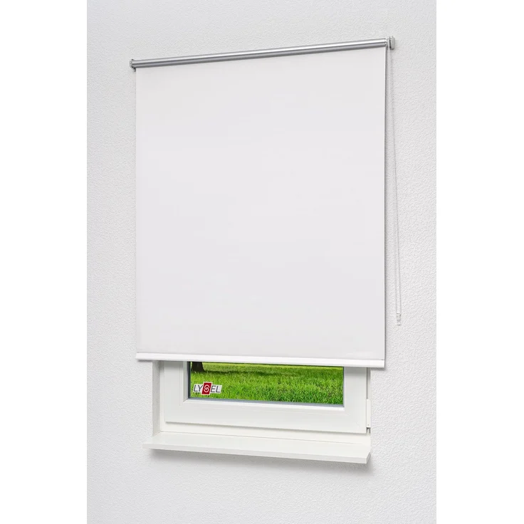 Lysel - Qualitätsrollo Klemmträger Thermo Reinweiß (B x H) 70cm x 150cm #1W – Bild 7