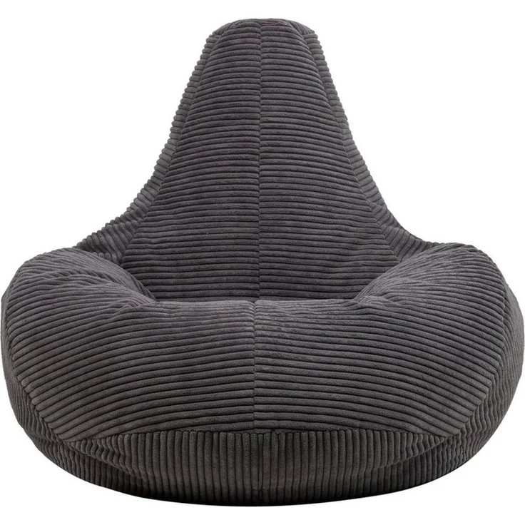 icon 'Dalton' Sitzsack Sessel, mit Liege aus Cord, 80 x 82 x 70 cm – Bild 3