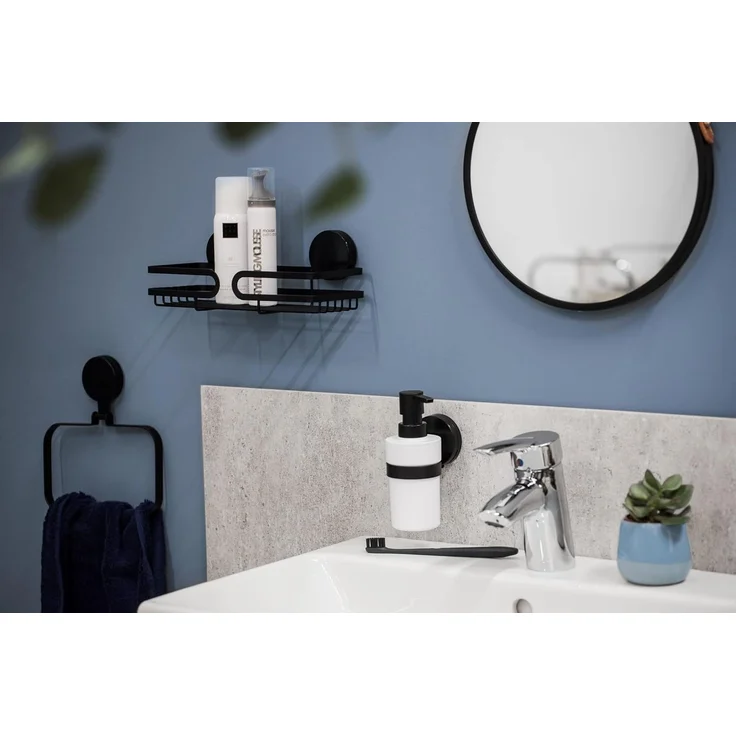 WENKO Duschablage Static-Loc® Plus Pavia, Badezimmer-Ablage, Befestigen ohne bohren – Bild 2