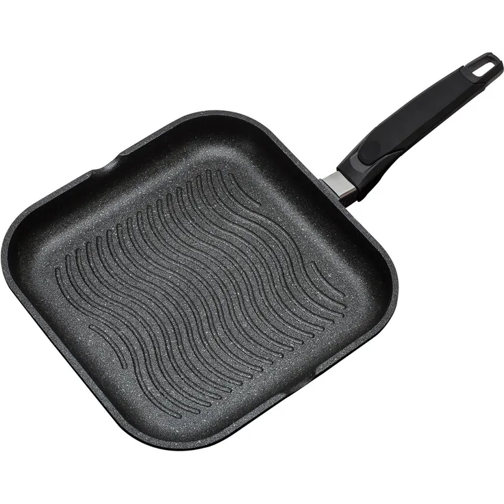GSW Grillpfanne Titanium Granit, Aluminiumguss (1-tlg), 28x28 cm, Induktion
