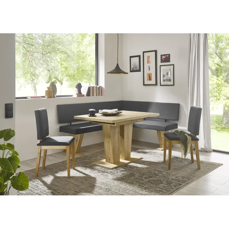 MSZ Design Eckbank Eckbankgruppe VERONA II 190x150 cm - Artisan Eiche