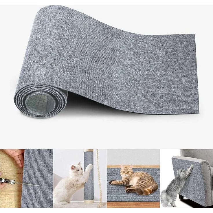 Refined Living Kratzmatte Selbstklebende Katzenkratzmatte 40x200cm,kratzmatte katze,Kratzteppich, (Kratzmatte Sofa, Katzen Möbel Schutz, DIY Kratzpad, Kratzschutzmatte, Katzenteppich, Krallenpflege,kratzmatte katze, kratzmatte katze wand, kratzmatte se... – Bild 1