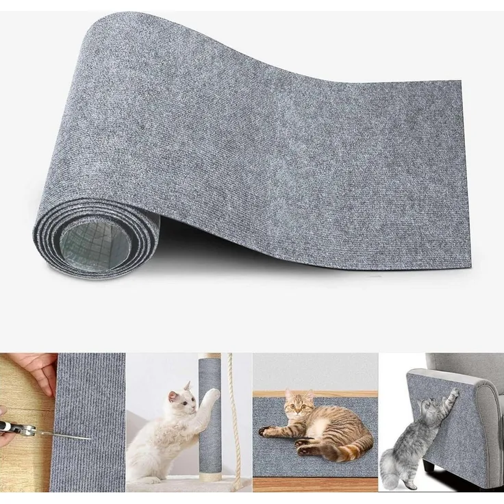 Refined Living Kratzmatte Selbstklebende Katzenkratzmatte 40x200cm,kratzmatte katze,Kratzteppich, (Kratzmatte Sofa, Katzen Möbel Schutz, DIY Kratzpad, Kratzschutzmatte, Katzenteppich, Krallenpflege,kratzmatte katze, kratzmatte katze wand, kratzmatte se...