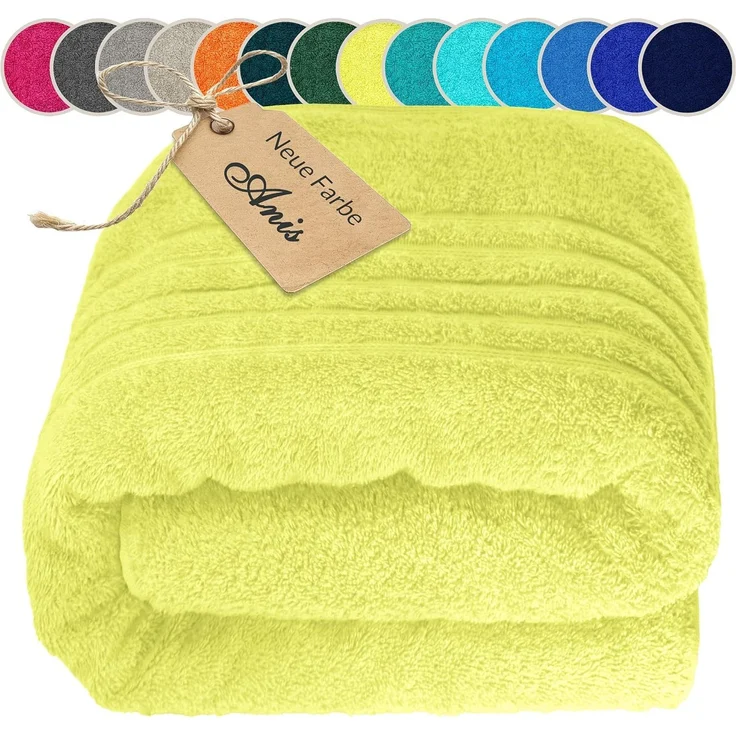 Lashuma Saunatuch XXL Handtuch London, Frottee (1-St), Badetuch Damen & Badehandtuch Herren 100x200 cm - Saunahandtuch 80x220