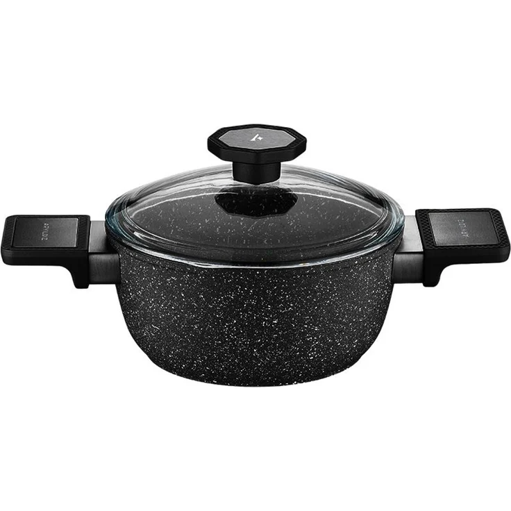 Hermia Concept '55GTS000011' Topfset (7-teilig), Schwarz, Ø 26 cm – Bild 4
