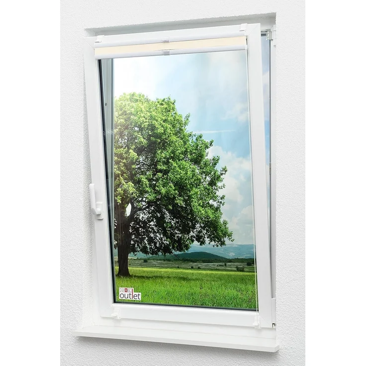 Lysel Outlet - Plissee Klemmen Hellelfenbein - Plissee in der Größe (Bx H) 75cm * 130cm – Bild 6