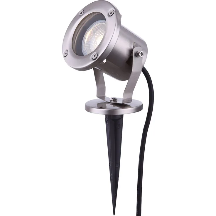 Edelstahl Außenleuchte Außen-Lampe Erdspitz Garten Leuchte 32075