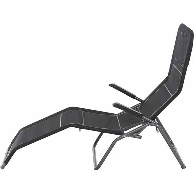 Siena Garden Sonnenliege ANCO, 144 x 72,5 x 103,5 cm J40966 schwarz – Bild 3