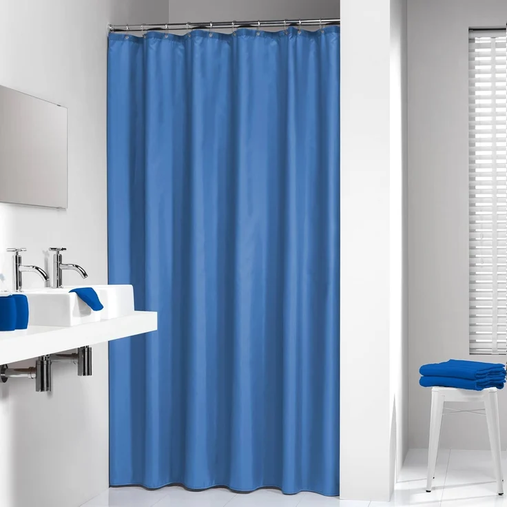 Sealskin Duschvorhang Madeira 180x200 cm Blau 436875 – Bild 2