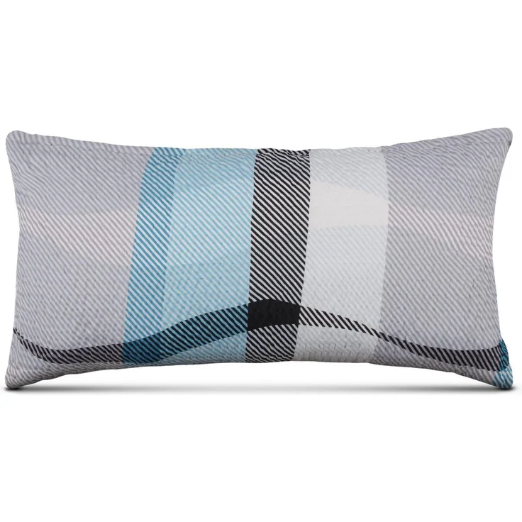 Seersucker - Kissenbezug 40x80cm - 2er Pack Streifen – Bild 3