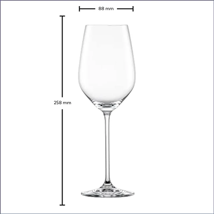 SCHOTT ZWIESEL Rotweinglas Fortissimo (4er-Set), edle Kristallgläser für Rotwein oder Wasser, spülmaschinenfeste Tritan-Weingläser, Made in Germany (Art.-Nr. 123681) – Bild 7