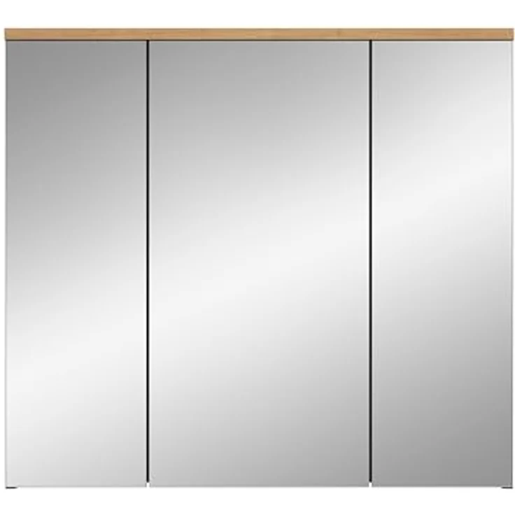 Xonox Canu Spiegelschrank (B/H/T: 80x55x34 cm) in Basalt grau Nachbildung und Artisan Nachbildung – Bild 5