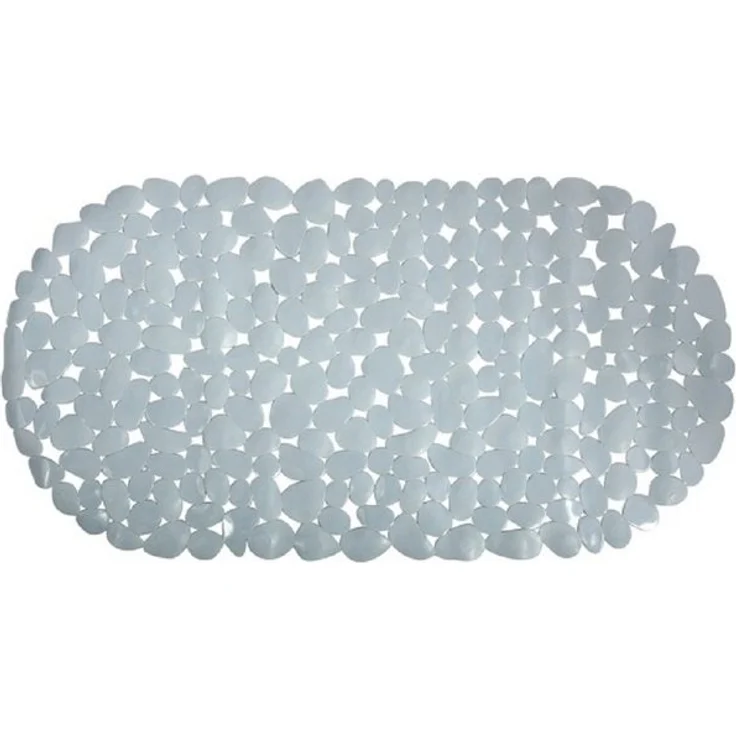 MSV Duschmatte KIESELSTEIN, mit Saugnäpfen, rutschfest, pflegeleicht, PVC, Dusch- und Wanneneinlage, PVC, attraktive Kieselstein-Optik, in vielen bunten Farben erhältlich – Bild 3