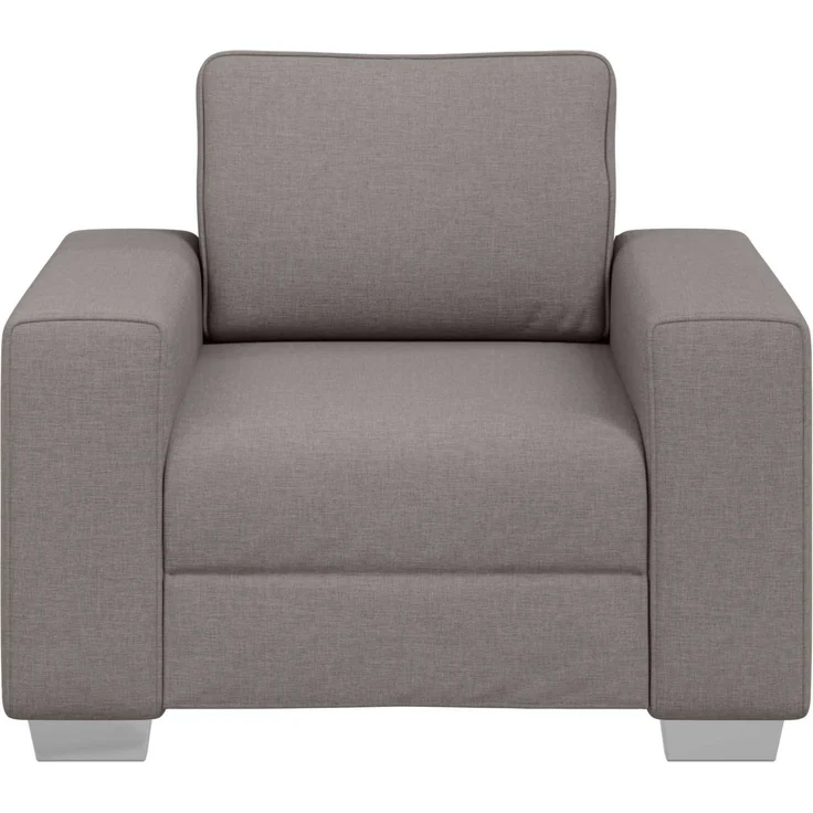 vidaXL Sofa-Sessel Taupe 100 cm Stoff 4105213 – Bild 3