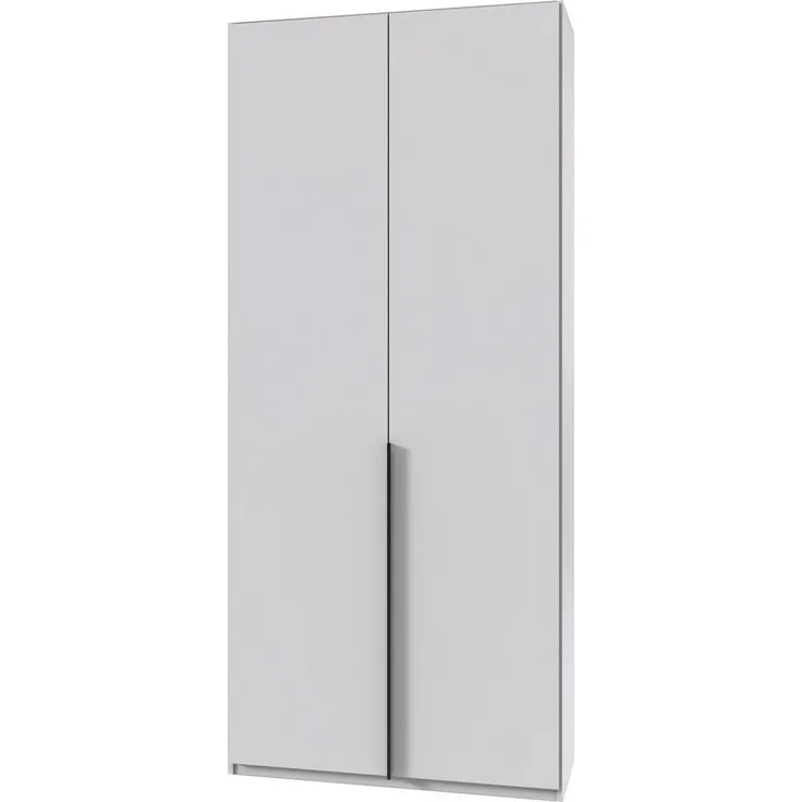 Wimex Kleiderschrank Mugano,in 5 Breiten,2 Höhen,2 Tiefen, viele Farben, Made in Germany (in Basic oder Premium Ausstattung) mit langen Griffen aus Metall, mit oder ohne Spiegel