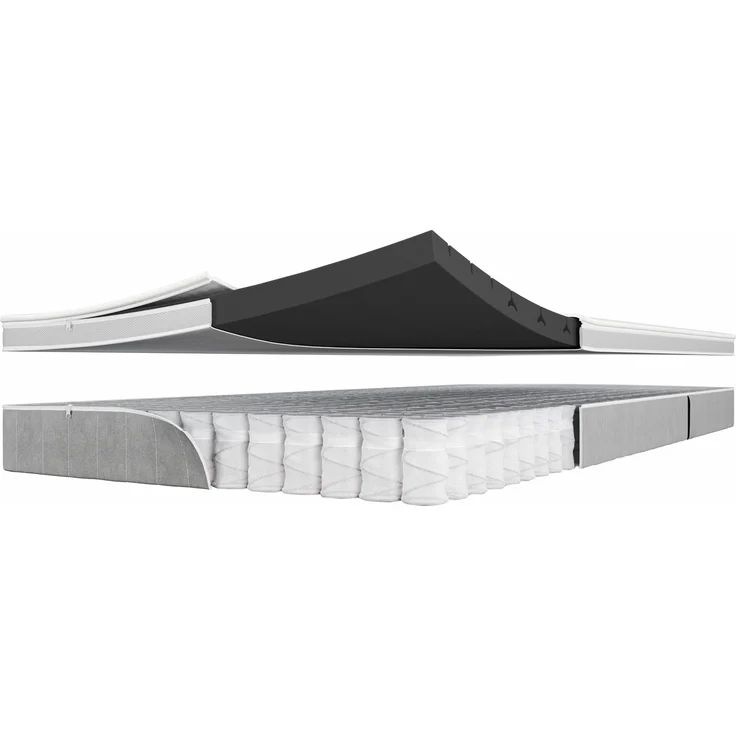 Hn8 Taschenfederkern-Matratze "Eco Spring Basic", H3, 80 x 200 cm, Höhe: ca. 18 cm – Bild 3
