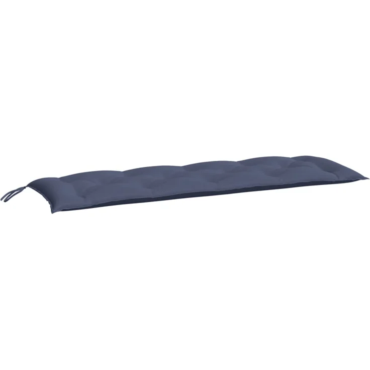 vidaXL Gartenbank-Auflagen 2 Stk. Marineblau 150x50x7 cm Oxford-Gewebe 379085 – Bild 3