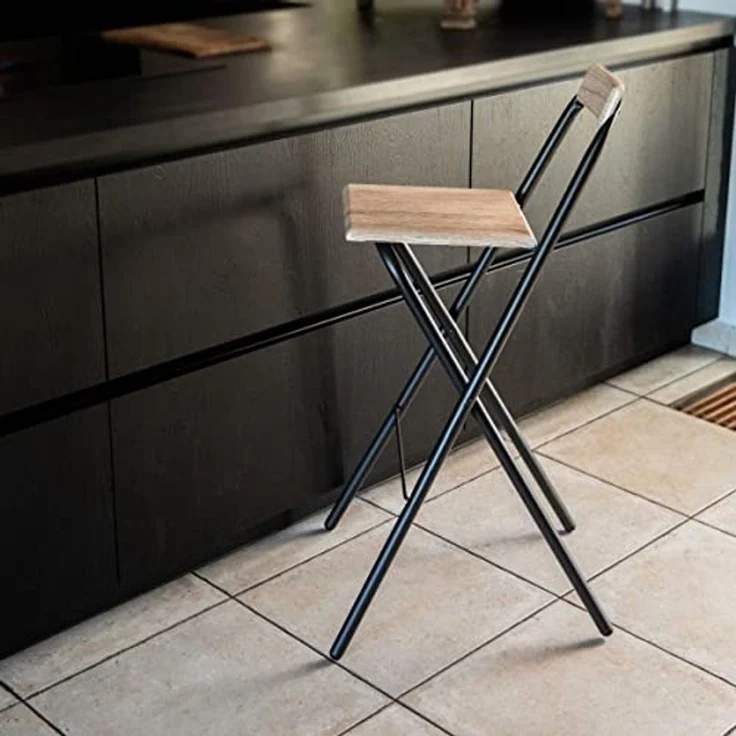 Urban Living Barhocker Bistro Hocker Hochstuhl klappbarer FRIENDS Tresenhocker (Max. Belastbarkeit 120 Kg), Sitzhöhe: 75 cm – Bild 2
