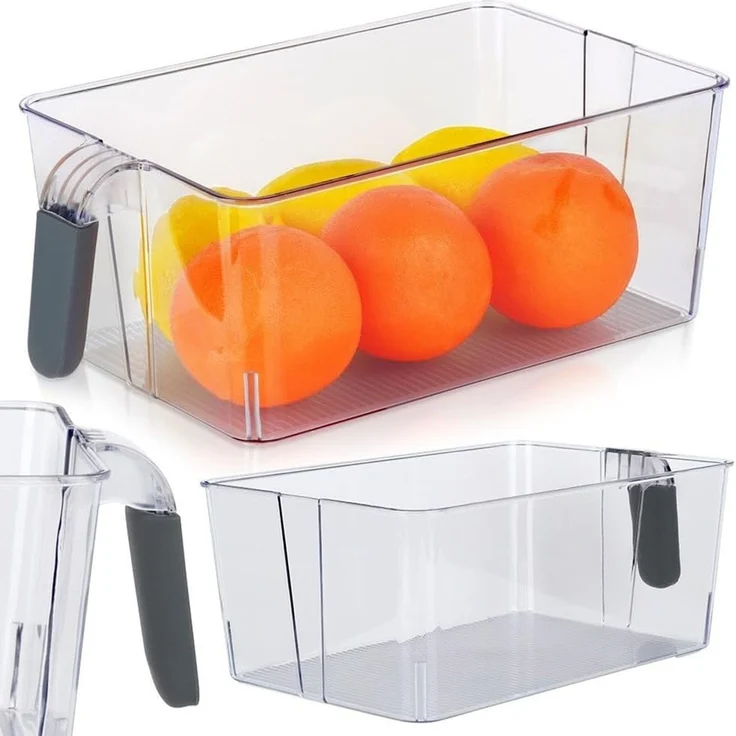 Koopmann Aufbewahrungskorb mit Griff EH BoxenVorratsbehälter in Transparent – Bild 6