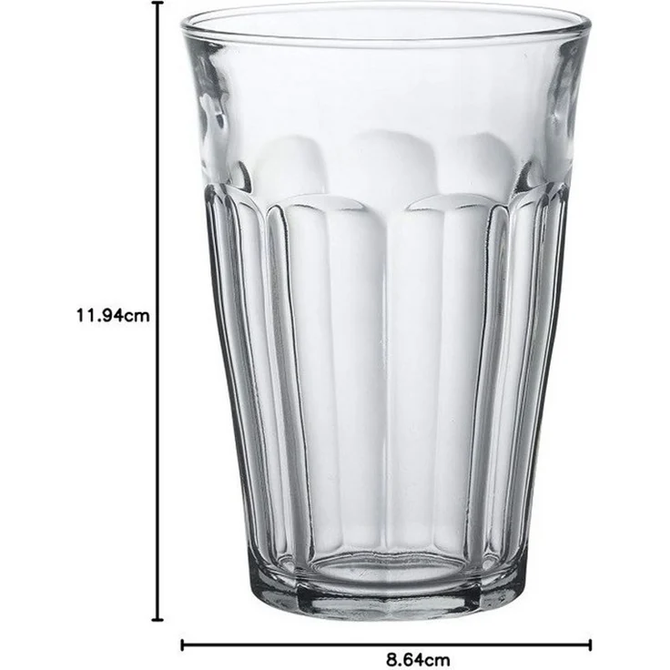 Duralex Glas Bistroglas Picardie 36 cl 6er Set, bruchsicheres Glas – Bild 3