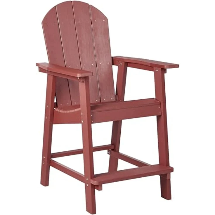 Bistro Set ADIRONDACK Rot – Bild 6