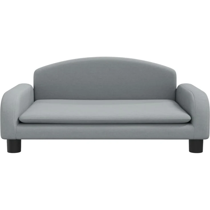 vidaXL Kindersofa, Couch für Kinder, Stoff, Hellgrau, 70 x 45 x 30 cm – Bild 3