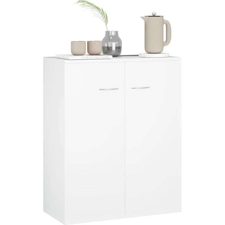 vidaXL Sideboard Weiß 60 x 30 x 75 cm Spanplatte [800729] – Bild 3