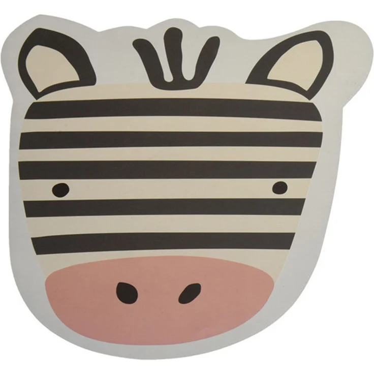 12x Platzset 40cm für Kinder verschiedene Designs Wildtiere Elefant Löwe Zebra – Bild 3