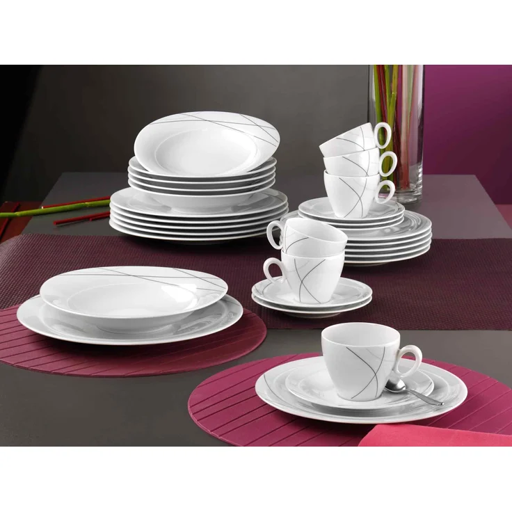 Seltmann Weiden Trio Highline Espressotassen mit Untertassen 110 ml 6er Set – Bild 2