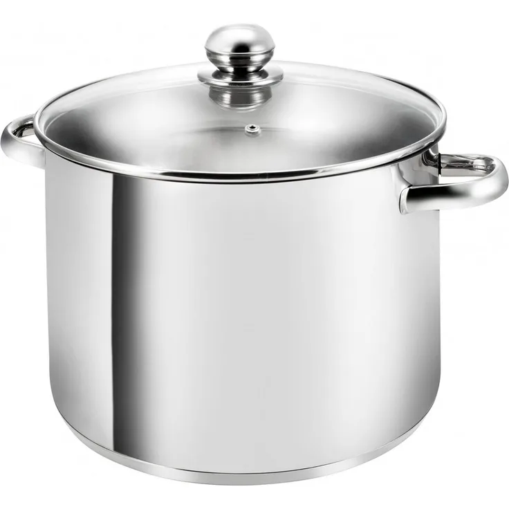 Kopf Kochtopf Gigant, Edelstahl, Ø 28 cm, Höhe 21 cm, 12,5 Liter