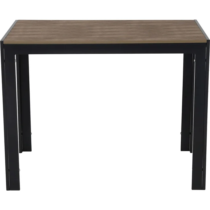 FIRE ALMA Nonwood Alu-Gartentisch Gartenmöbel anthrazit/grau 100x70 cm – Bild 3