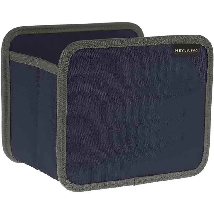Meyliving Geschenkbox XS Dunkelblau / Uni, 12,7 x 15 x 14,3 cm, Polyester abwischbar, 1,8 Liter Volumen